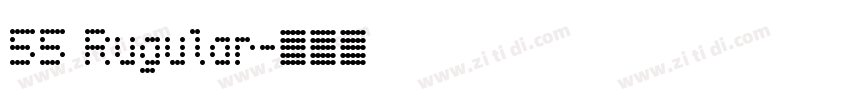 55 Rugular字体转换